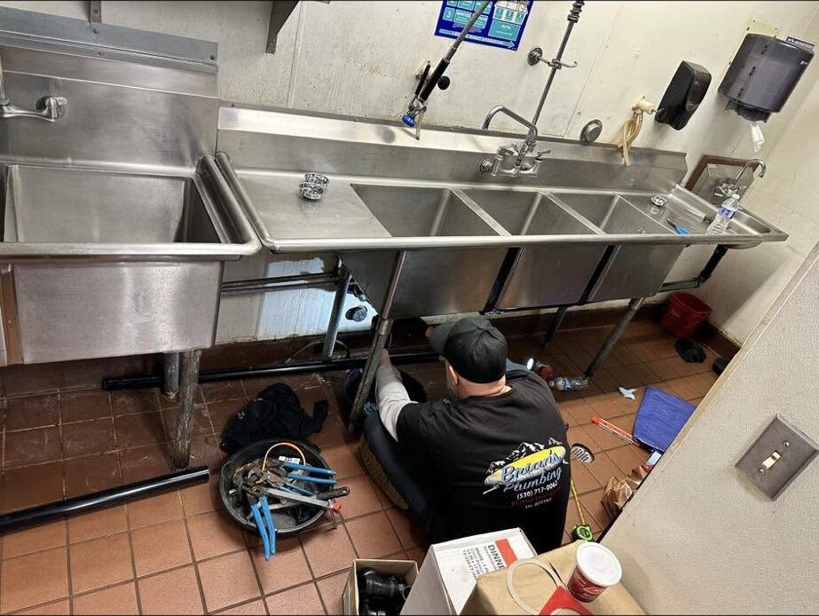 Commercial kitchen plumbing