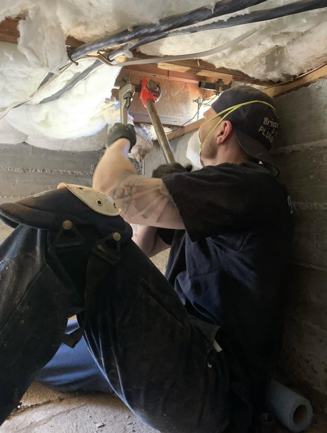 Under-house repipe